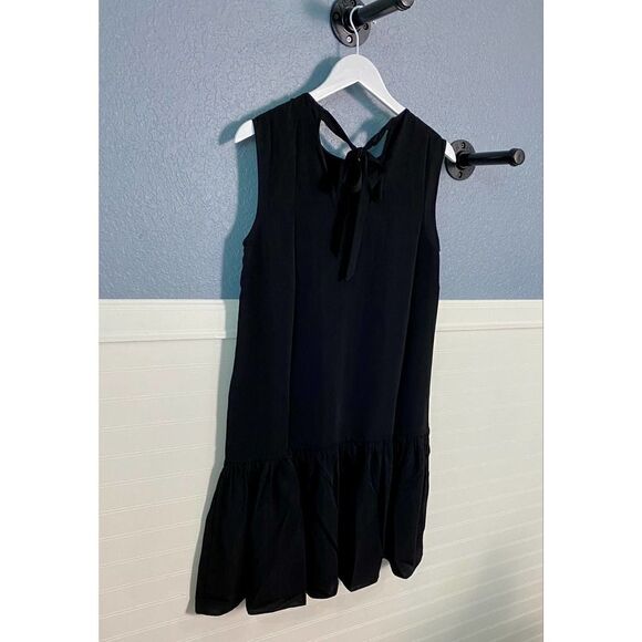 Cooper St A-Line Black Shift Dress with Ruffle Hem - Picture 9 of 11